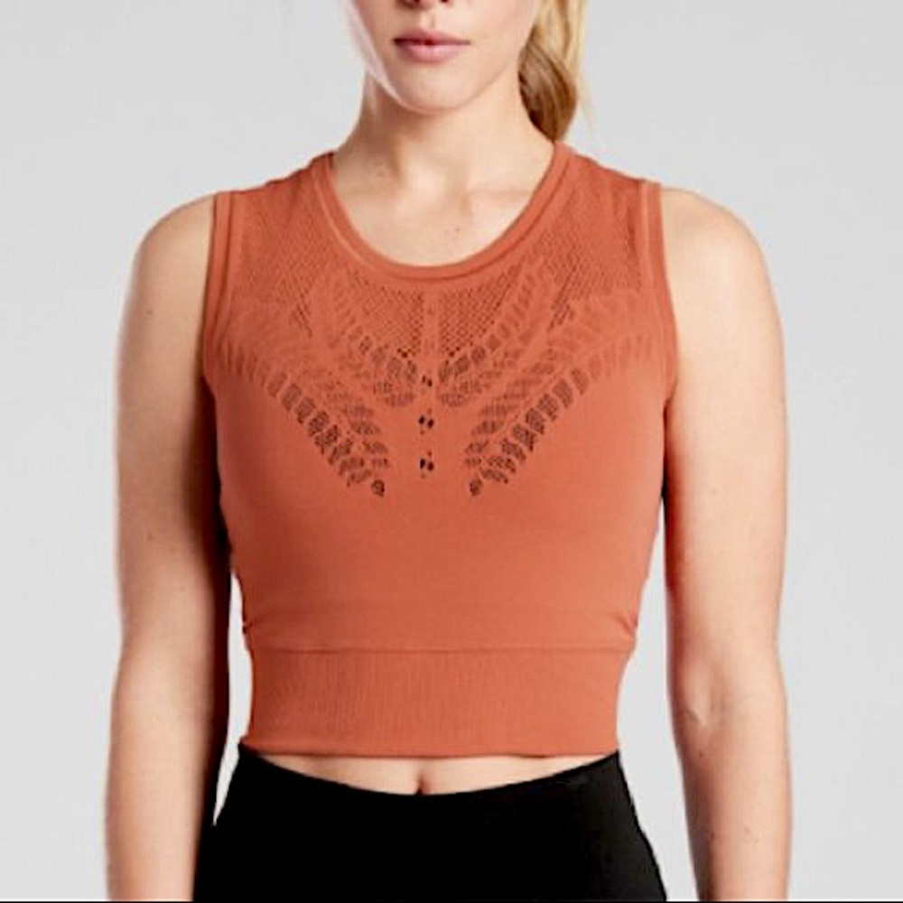 NWT ATHLETA Ujjayi Crop Workout Tank XXS/XS